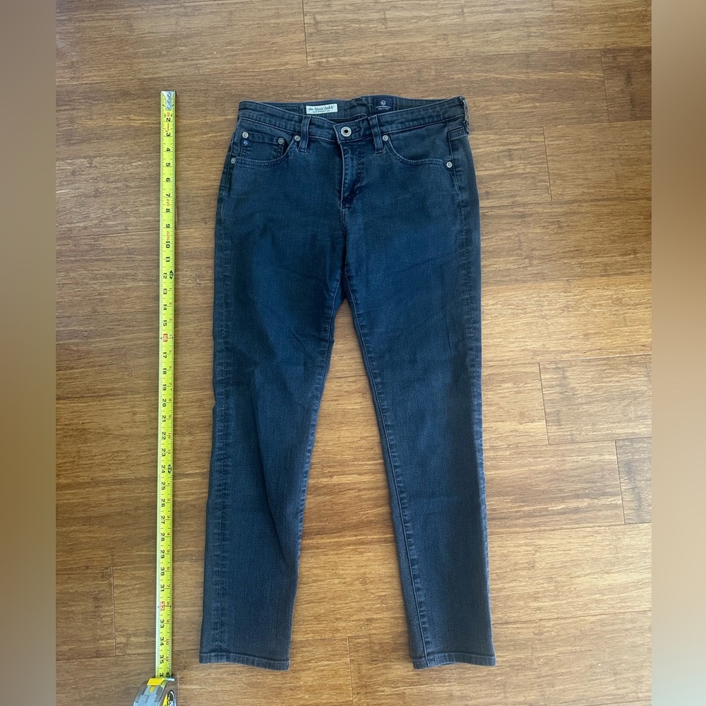 AG Adriano Goldschmied Dark gray/ Faded Black Skinny Jeans